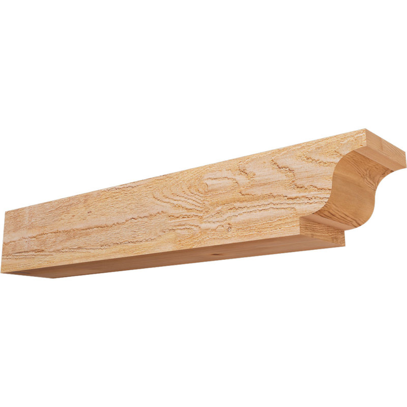 Newport Rough Sawn Rafter Tail, Western Red Cedar, 6" H x 36" W x 6" D