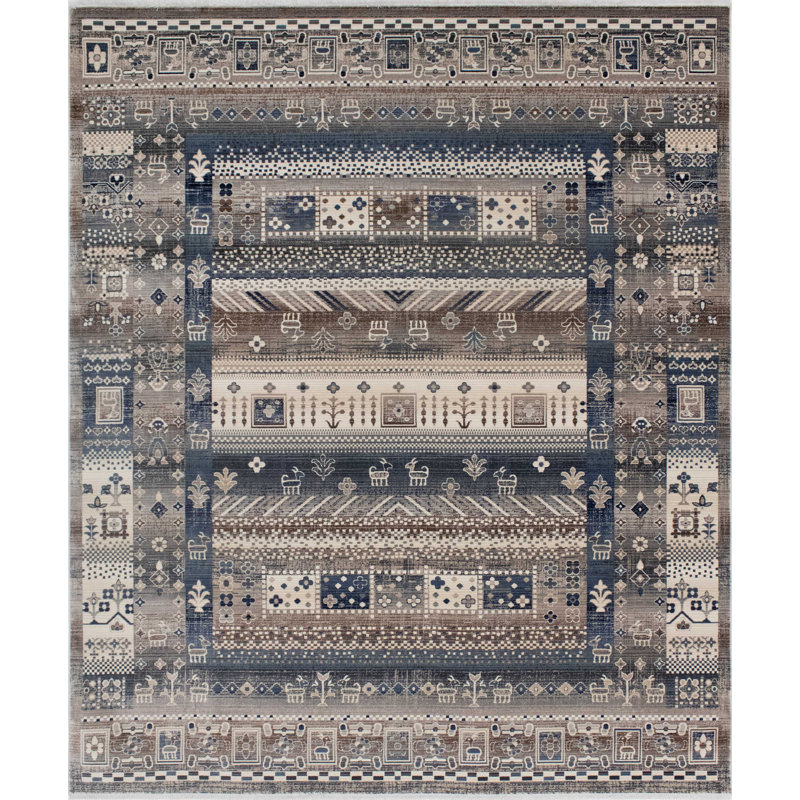Lucha Oriental Indoor Rug, Rectangle 3'11" x 5'9"