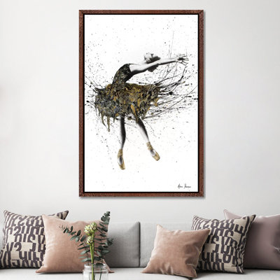 Black Swan Night by Ashvin Harrison - Print on Canvas