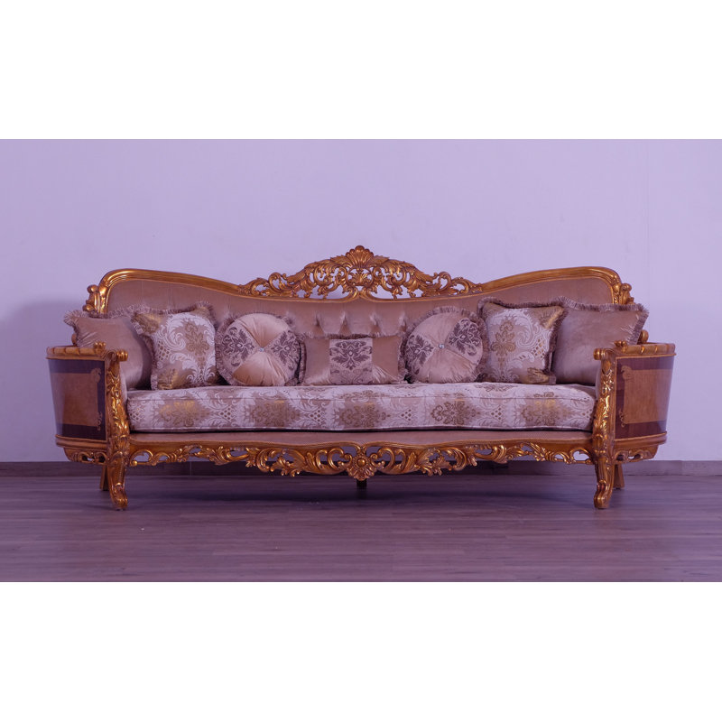 Maggiolini Sofa, Gold/Beige/Light Brown, Brown