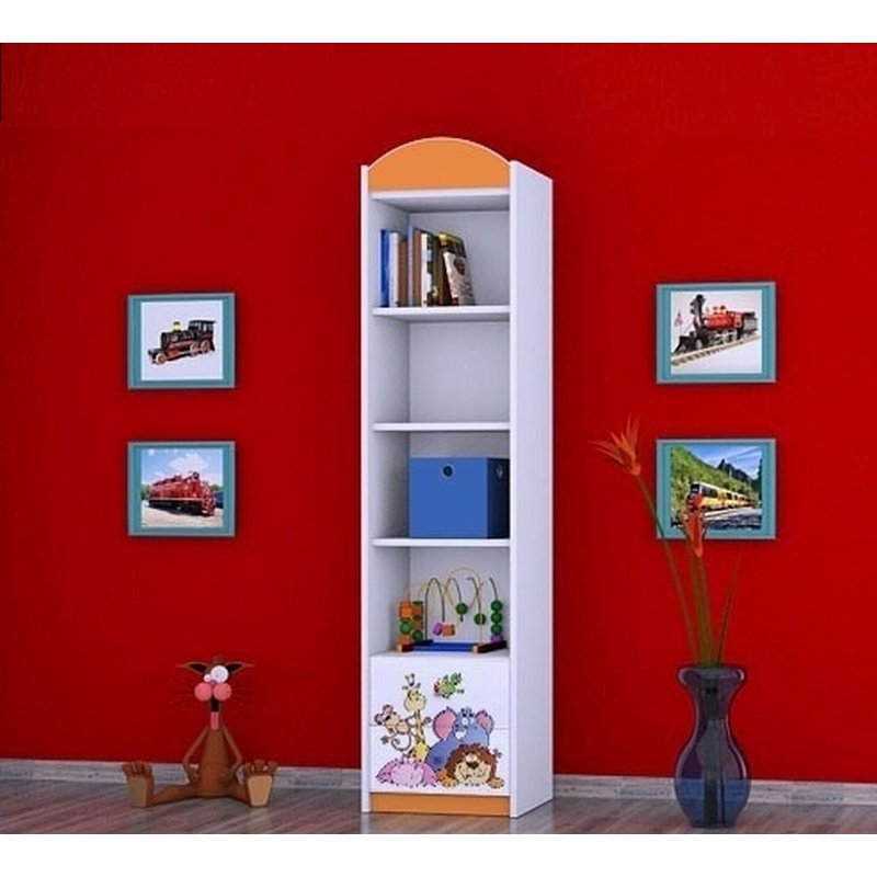 Rocky 183cm H X 45cm W Kids Cube, Orange