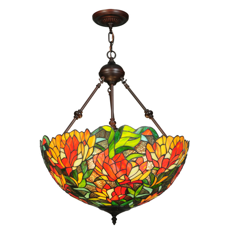 Meyda Tiffany & Stained Glass 3 - Light Chandelier