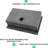 Gunmetal Black Kitchen Sink - 30"X22"X9". 18 Gauge Stainless Steel. Scratch Resistance, . 3.5" Drain. Includes Drain Assembly And Roll Up Rack. Noise Reducing Pad Steel 30X22x9 Inch. Gauge. Quality.-121644700