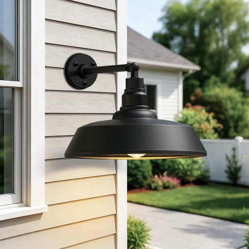 Outdoor Barn Light, 13.7" H x 24" W x 30" D