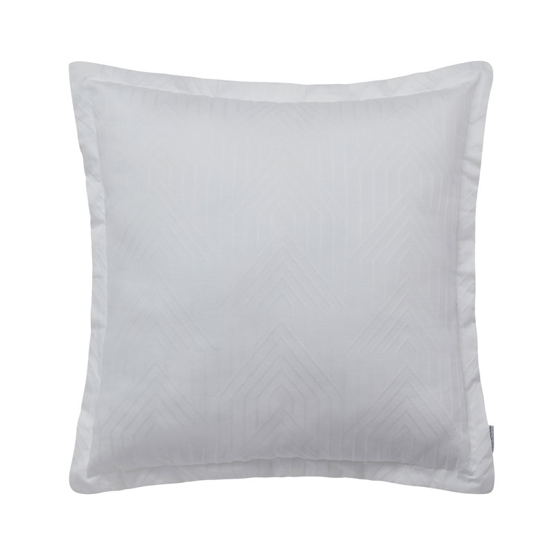 Ensemble de 2 coussins décoratifs Sarah, Blanc brillant
