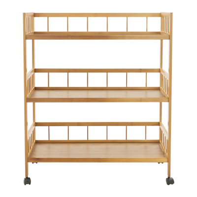 3-Tier Rolling Storage Cart with Wheels