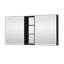 Wailyn 30 in. H Recessed or Surface Wall Mounted LED Mirror Cabinet With Black Side Cabinet-824896251