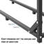 156.5cm W Metal Log Rack