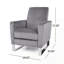 Fauteuil inclinable en métal-1640136016