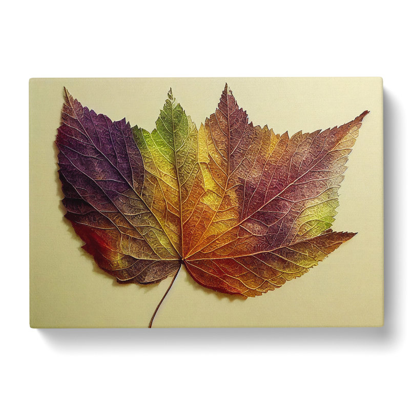 Autumn Leaf Vol.1 - Wrapped Canvas, 40cm H x 60cm W x 3cm D