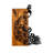 Elegant Wooden Wall Accessory, Walnut & Black, 18.5 x 25.6 x 1.2 inches | 100% Real Wood (Thickness: 1.2 inches) & Durable Metal (Thickness: 0.06 inches) | Unique Design, Perfect for Home Décor & Modern Interiors