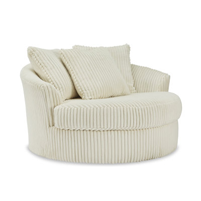 Lindyn Upholstered Swivel Accent Chair
