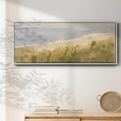 Brushy Coast II- Framed Canvas