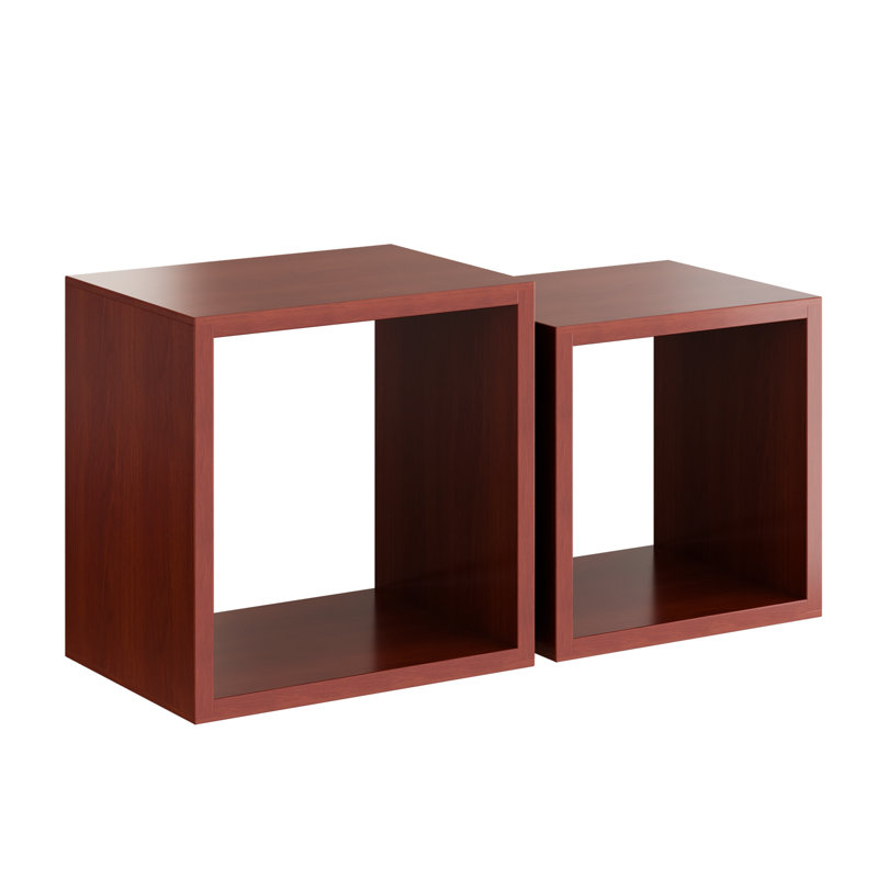 Flanigan Solid Wood Nesting Tables, Cognac