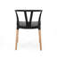 Chaise de salle à manger en plastique, ensemble de 2