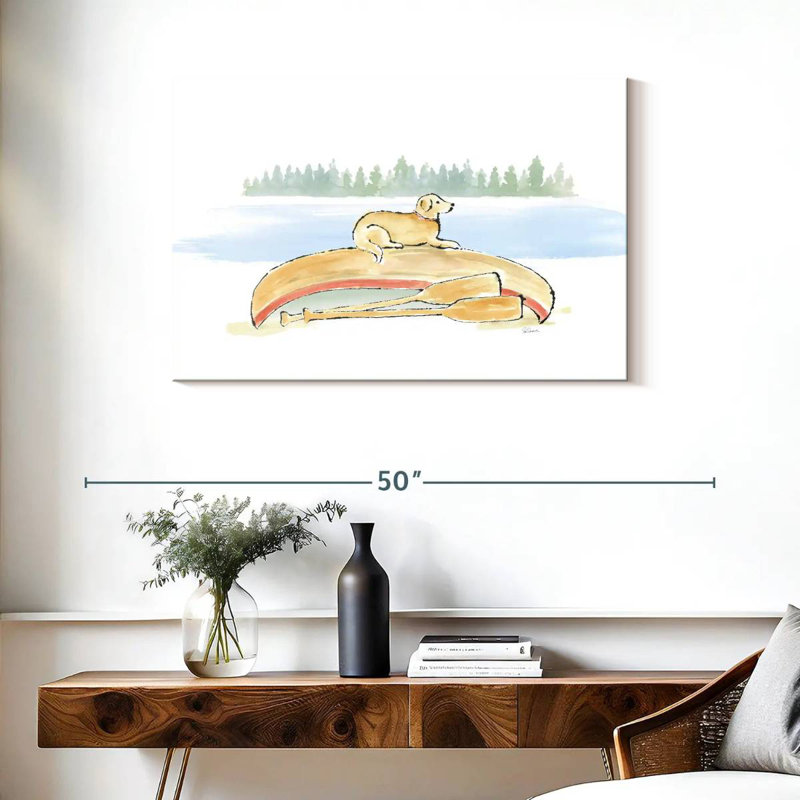 Senne Lakeside Days III, 24" H x 36" W