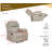 35.5" Wide Faux Leather Manual Standard Recliner-116484194
