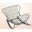 Chaise berçante moderne rembourrée-107375223