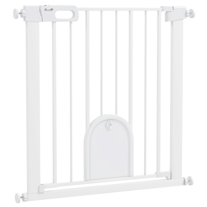 Pressure Mounted Pet Gate With Door