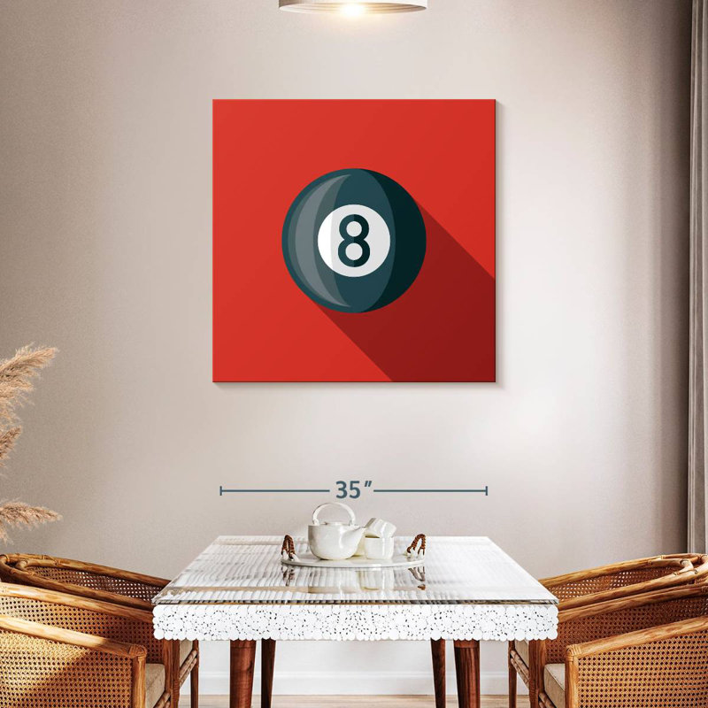 Balle de billard Senne, H 36 po x l 36 po