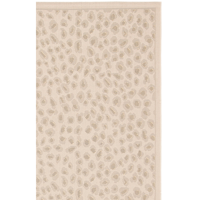 Tapis intérieur / extérieur tissé à la machine Hughie , Rectangle 8 pi x 10 pi