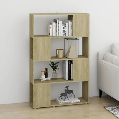 Ayad 124.5cm H x 60cm W Geometric Bookcase