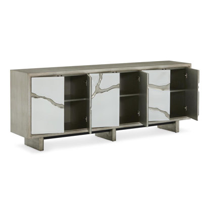 Ravine Silver Credenza