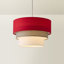 20cm H Fabric Round Pendant Shade ( Slip-On )-801682309
