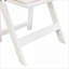 Ensemble de 4 chaises d'appoint rembourrées pliantes, siège portatif compact avec coussin beige et amp; Cadre blanc cassé pour salle à manger, adultes-783463232