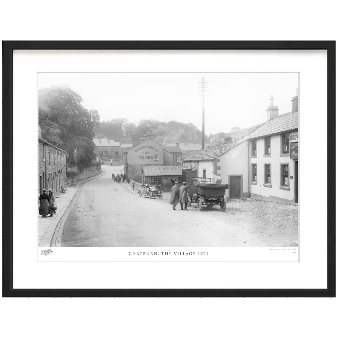 'Chatburn, the Village 1921' - Picture Frame Photograph Print on Paper
