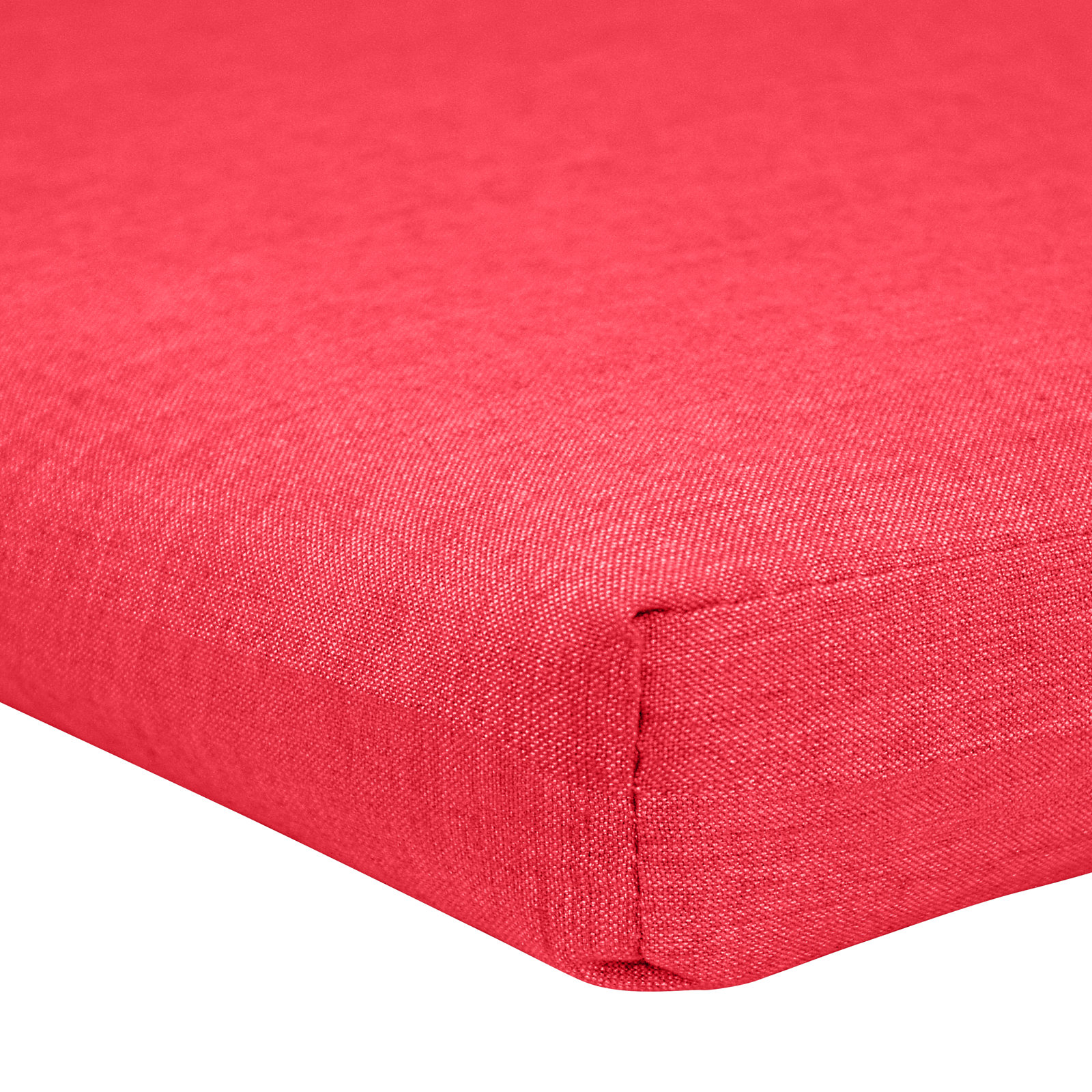 44" Sunbrella® Bench Cushion, Canvas Jockey Red Sunbrella® Canvas