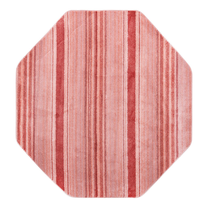 Osteen Striped Indoor Rug, Octagon 7'3" x 7'3"