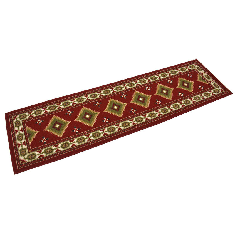 Tapis antidérapant Southwestern Design, Tapis de couloir 1 pi 11 po x 6 pi 11 po