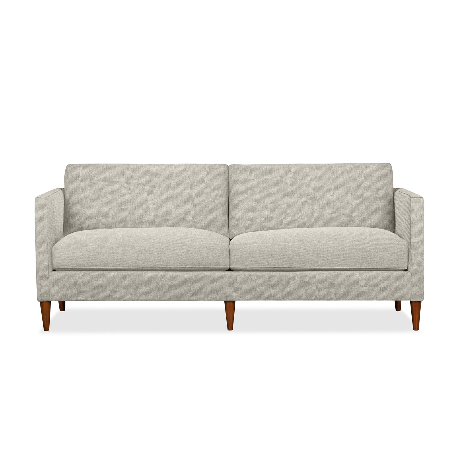 Clifford 87'' Sofa, Ticket Ash Heathered Basketweave