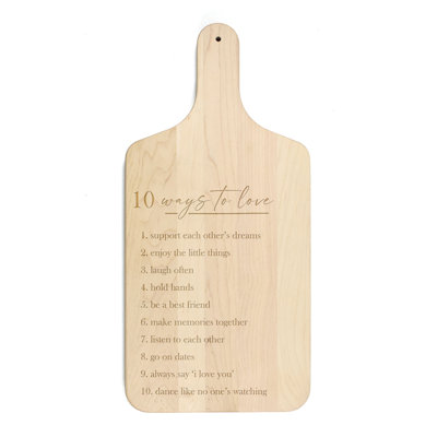 Ten Ways to Love Paddle Cutting Board