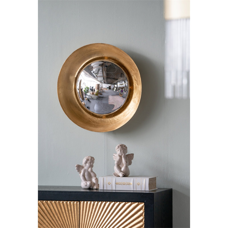 Miroir mural D18,7 x 3,9 po avec éclairage DEL