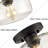 Havant Glass Semi Flush Mount