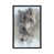 Distressed Black Floater Framed Canvas
