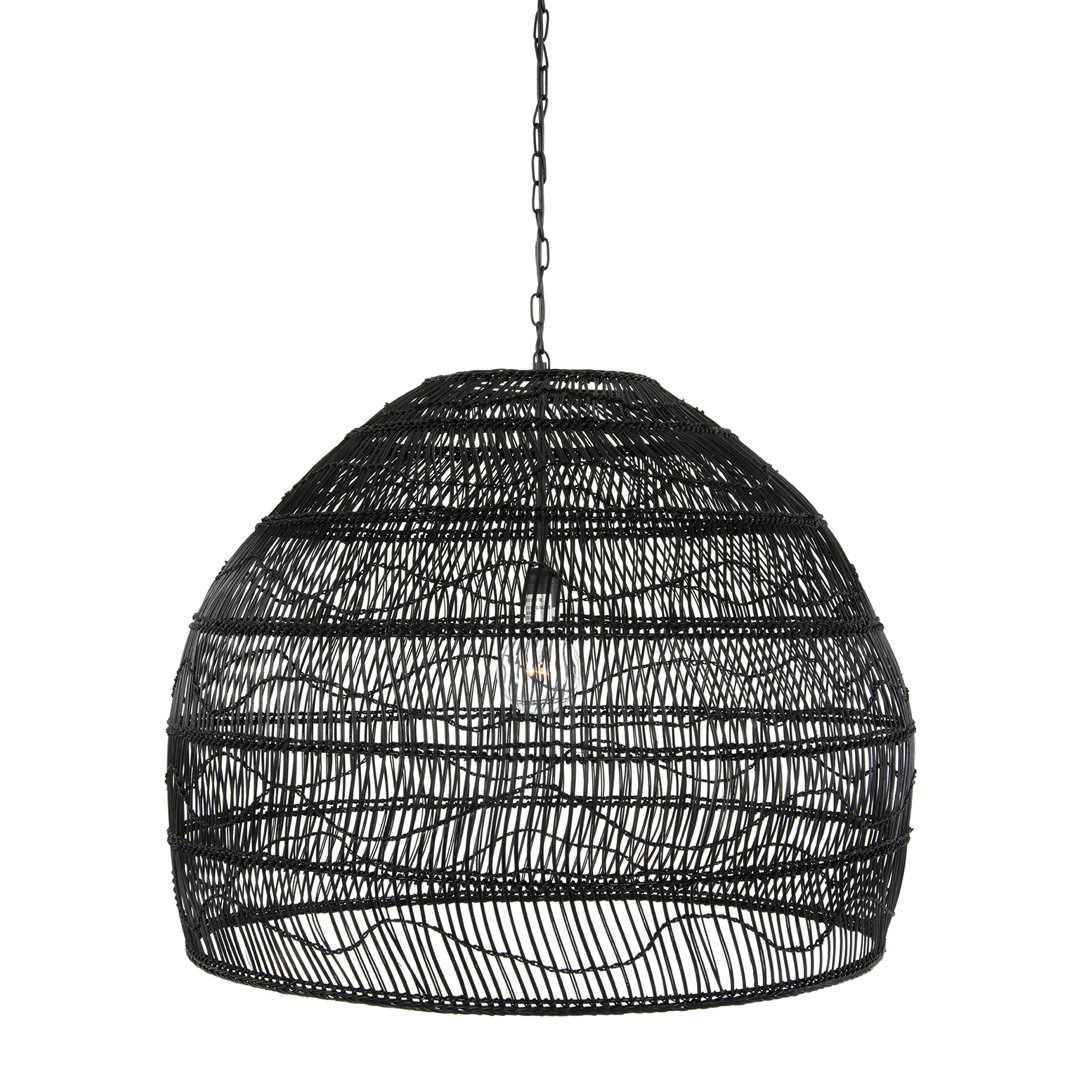 Aletse 1 - Light Single Dome Pendant with Metal Accents Bayou Breeze Shade 
