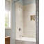 Ensemble de garniture de valve à levier équilibré à pression à 1 poignée Moen Glyde, valve requise-19190104
