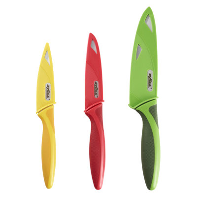 Zyliss 3 Piece Value Knife Starter Set with Sheath Covers