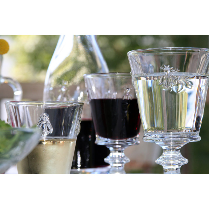 Napoleon Bee 12 oz. Crystal Goblet, Clear, 12 oz