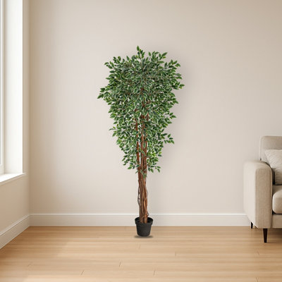 Variegated Ficus Artificial Tree UV Resistant