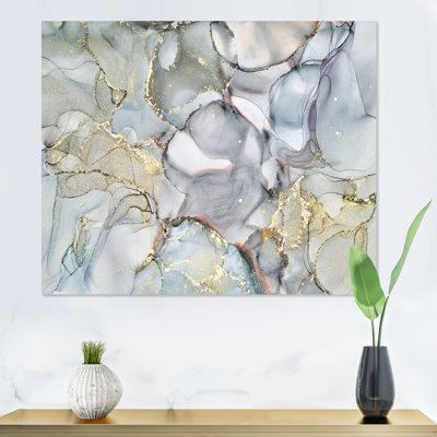 «Gray and Yellow Tender», impression sur toile