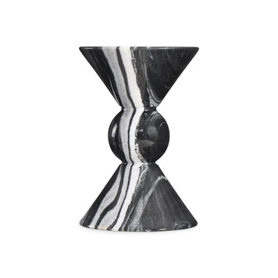 Jax Marble Top Pedestal End Table