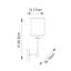 Evonnia Candle Wall Light