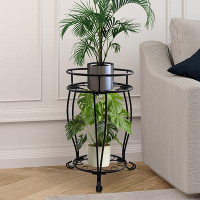 Iron Plant Stand 2 Tier