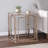 Yadiel Glass Top End Table