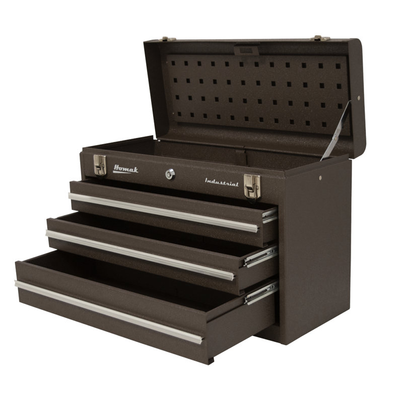20.25" Friction Tool Box, Brown
