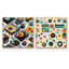 Plateaux tournants, boîtes carrées, ensemble de 2 carrés de musique-101864547-101864549